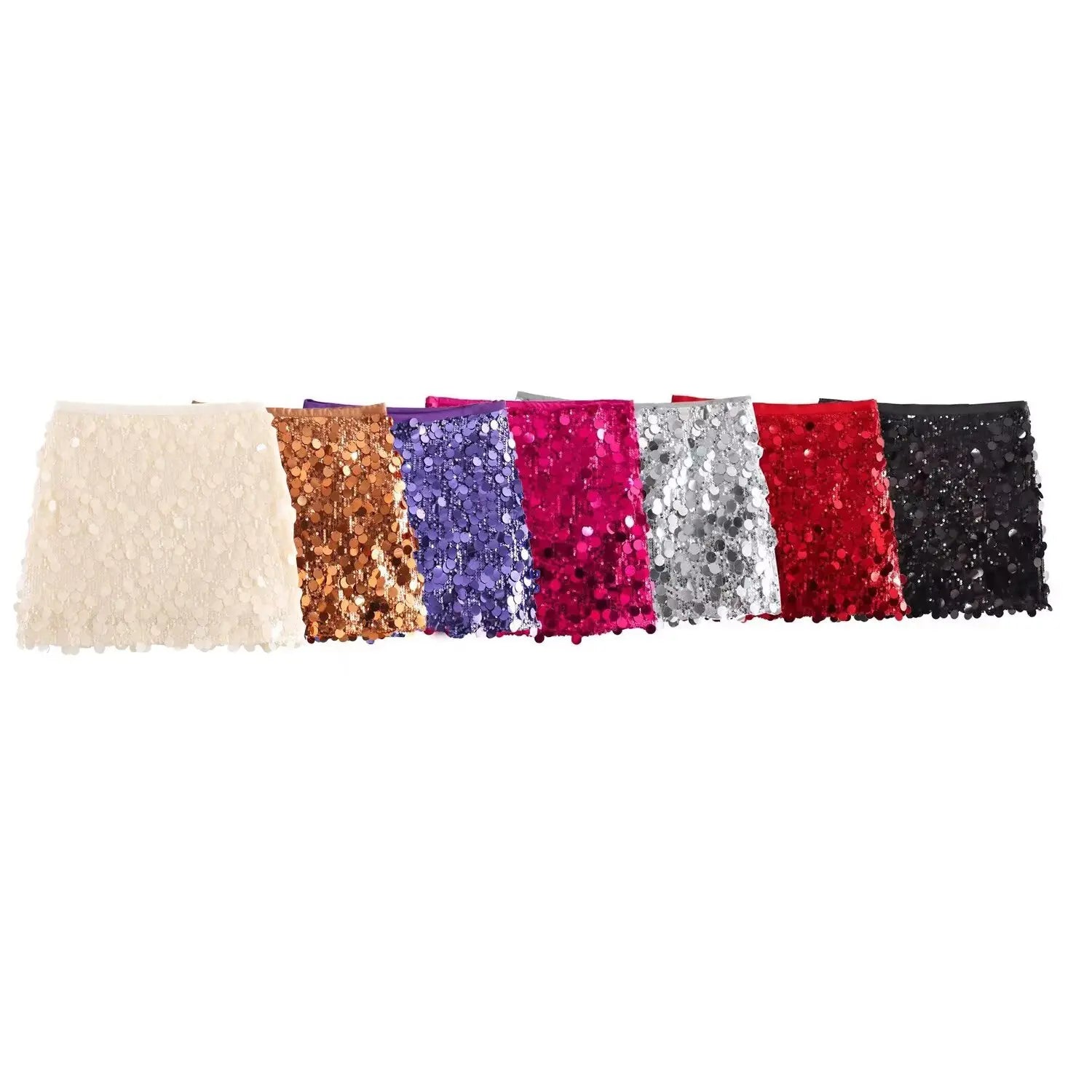 Sequin mini skirt - 7 colors