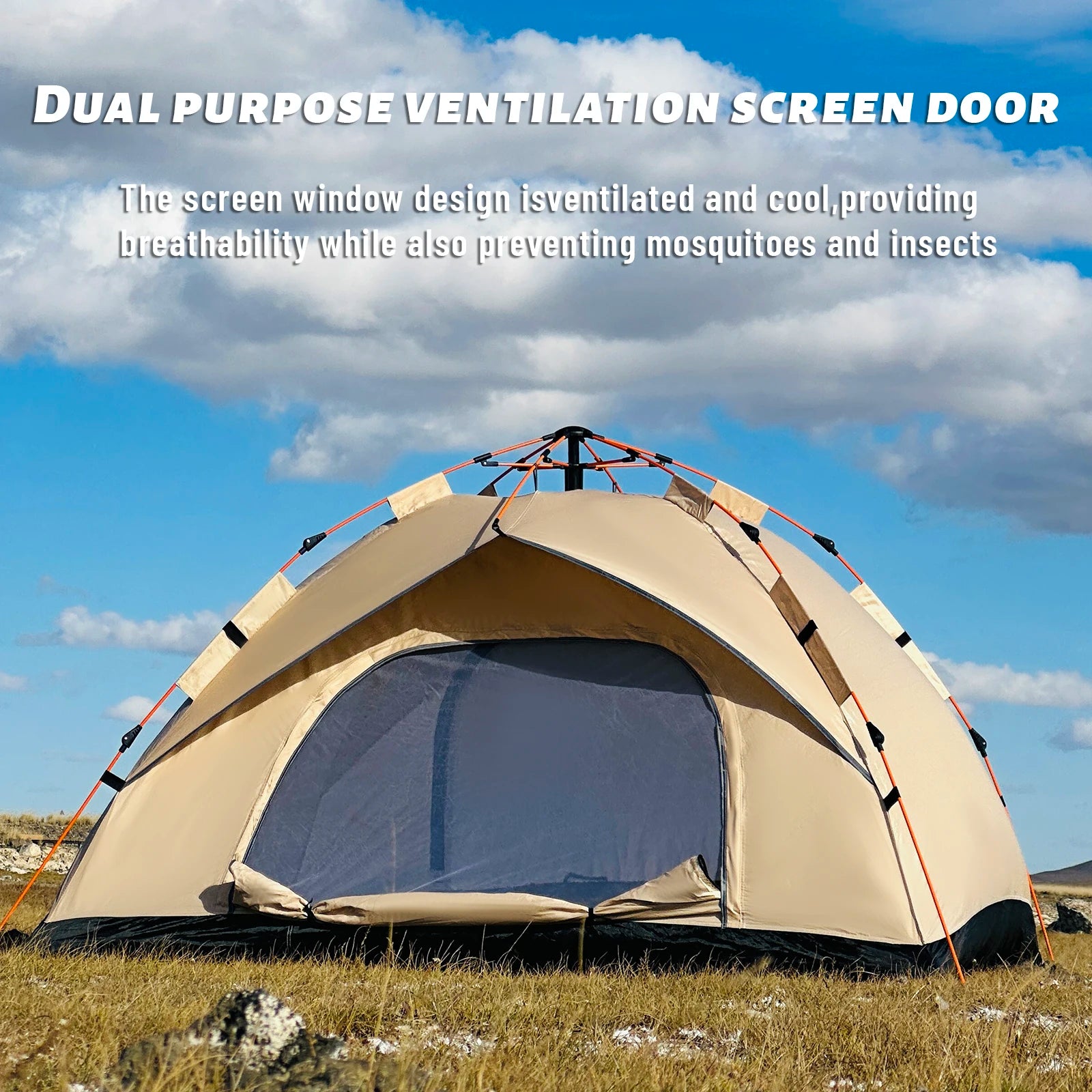 Easy assemble 4 person Festival Tent