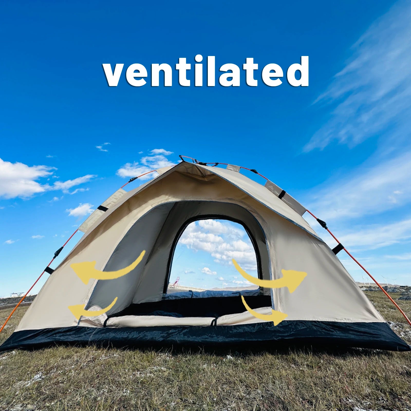 Easy assemble 4 person Festival Tent