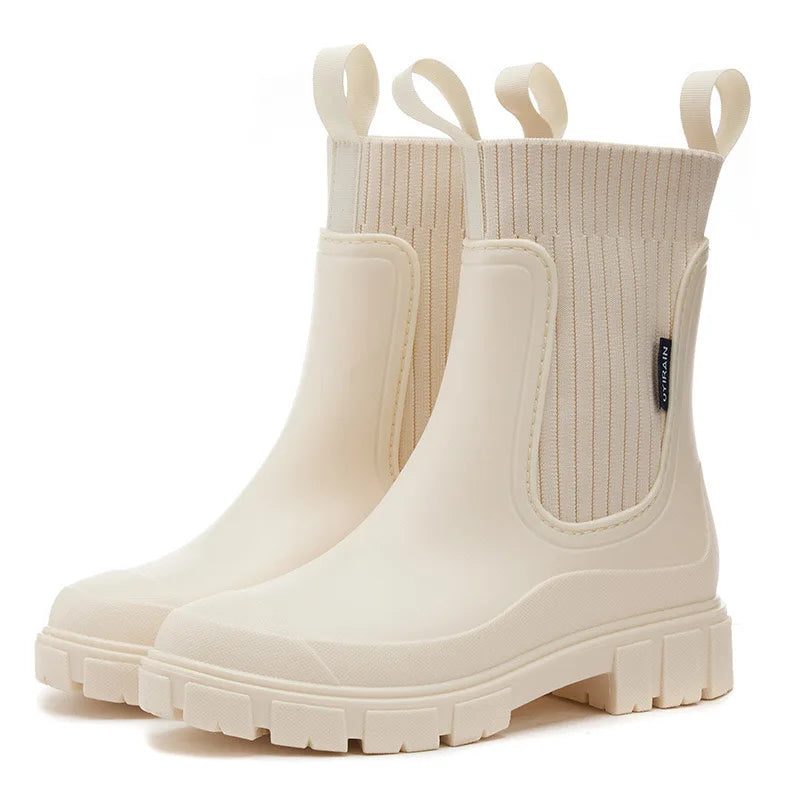 Ankle Platform Rainboots ( 5 colors)