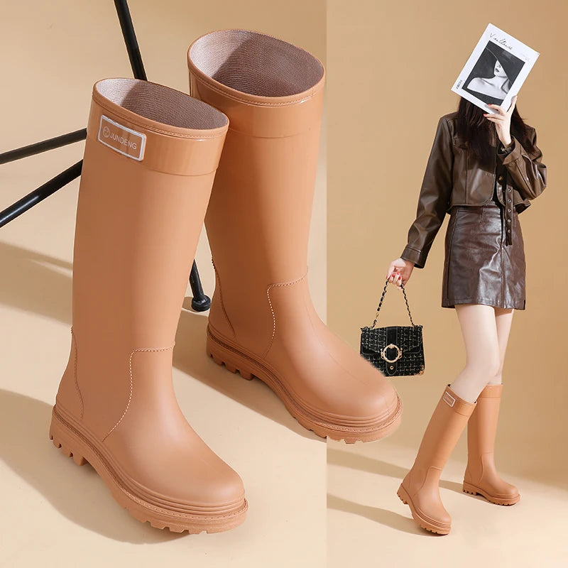 Tall Rain Boots - 4 Colours
