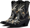 Embroidered Ankle Cowboy Boots ( in 4 colours)