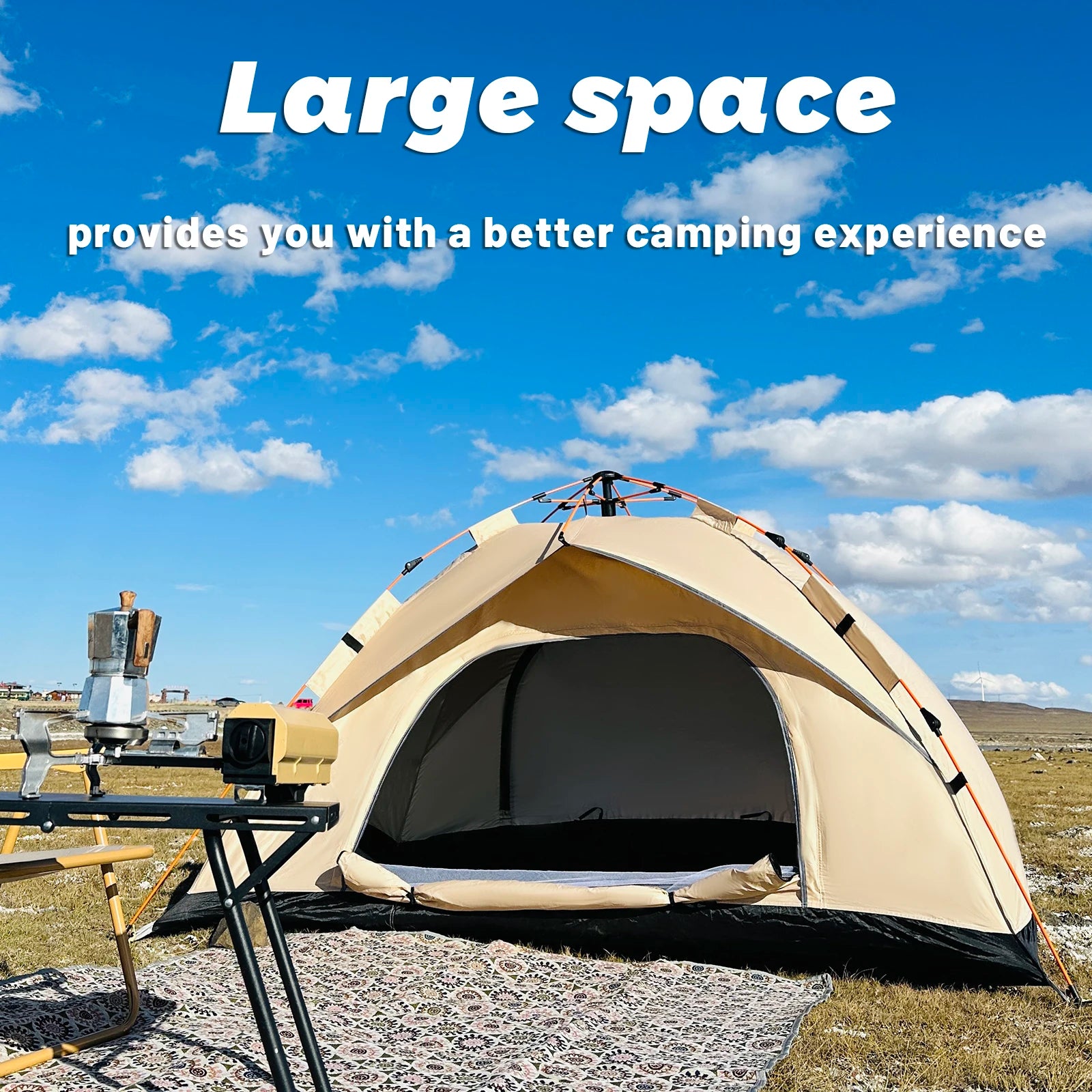 Easy assemble 4 person Festival Tent