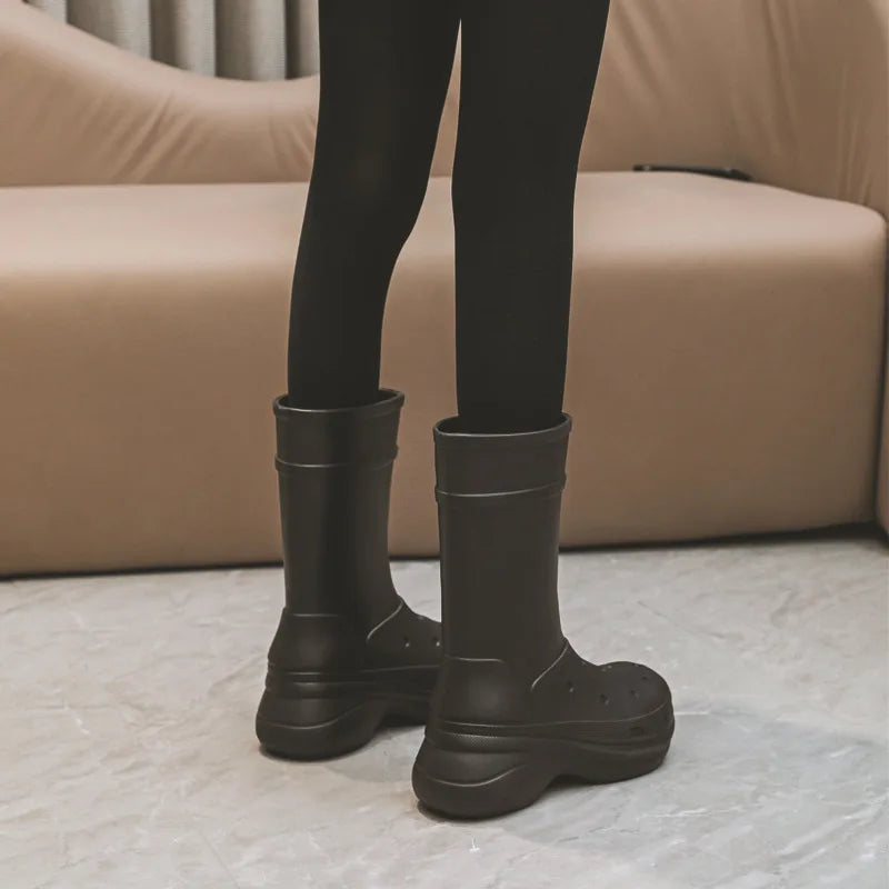 Thick Sole Waterproof Rain Boots