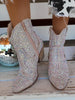 Glitter Ankle Cowboy Boots