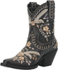Embroidered Ankle Cowboy Boots ( in 4 colours)
