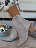Glitter Ankle Cowboy Boots
