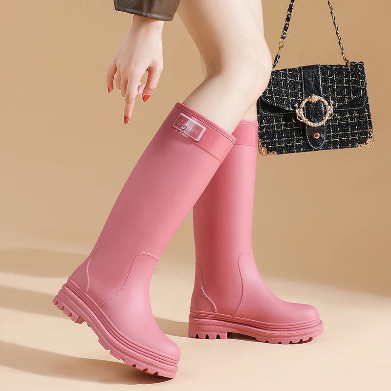 Tall Rain Boots - 4 Colours