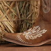Brown Knee High Western Cowgirl Boots ( Wide Calf)