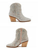 Glitter Ankle Cowboy Boots