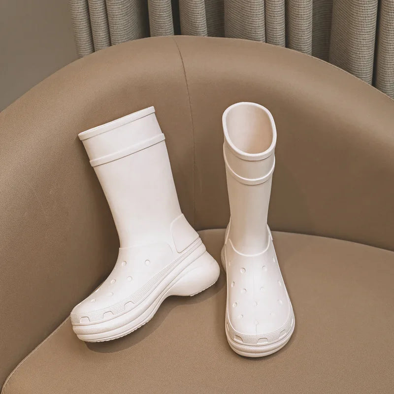 Thick Sole Waterproof Rain Boots