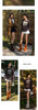 Suede Effect Short Biker Style Boots